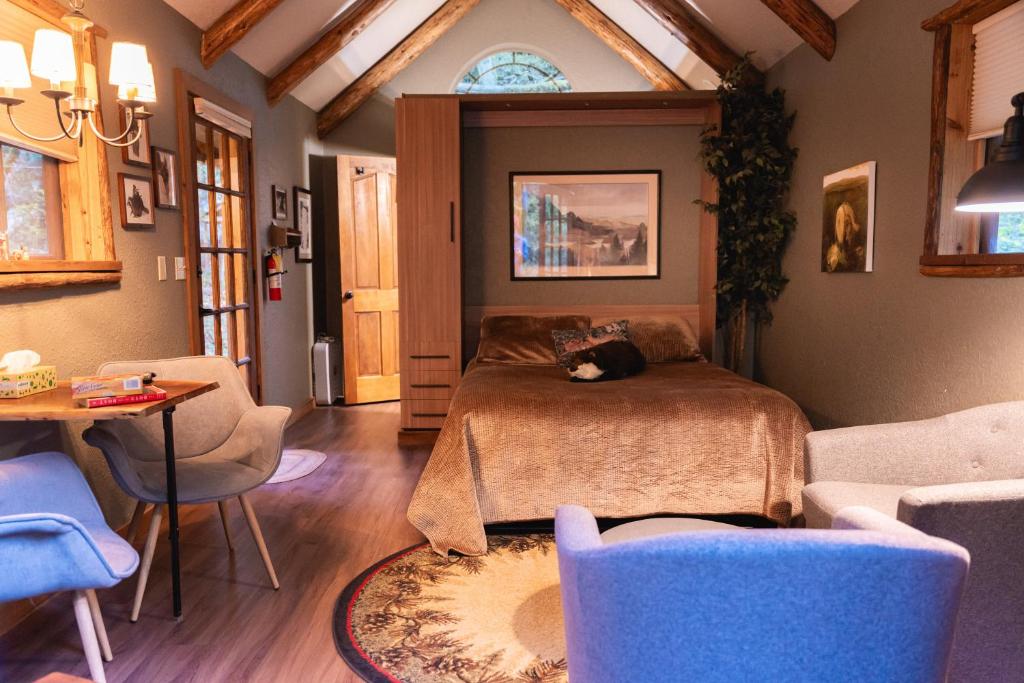 Wellspring Spa at Mount Rainier - Habitación Con Cama Grande Y Vistas Al Jardín