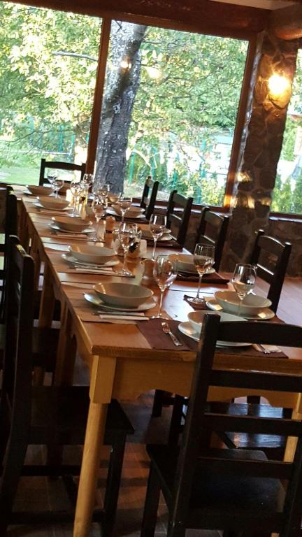 Restaurace v ubytování Casa Bunicului