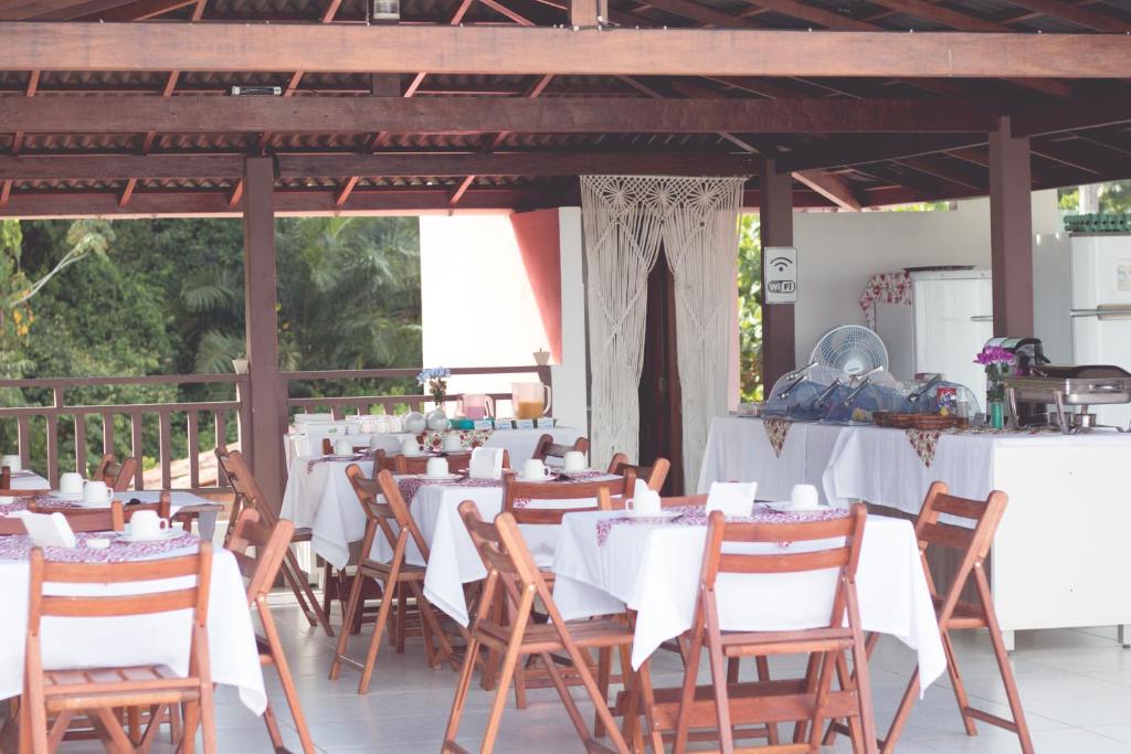 Restaurace v ubytování BoraBora Pousada
