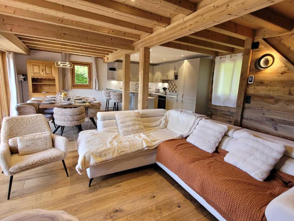 Magnifique chalet 4 chambres aux Gets, vue imprenable
