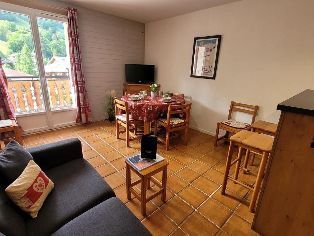 Appartement 2 pièces cabine au centre des Gets, lumineux, classé 3 étoiles
