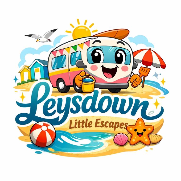 an illustration of a van on the beach at Leysdown Little Escapes in Leysdown-on-Sea