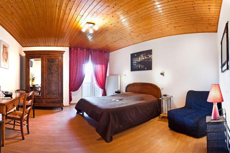 Postel nebo postele na pokoji v ubytování Auberge Obersolberg