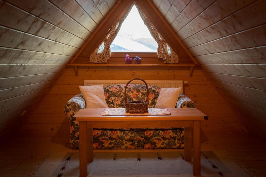 Posezení v ubytování Apartament KROKUS