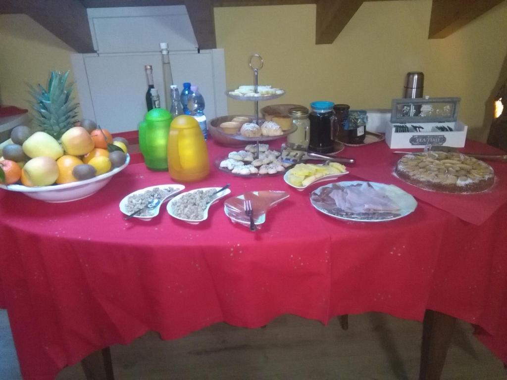 Jedlo v ubytovaní bed & breakfast alebo blízkom okolí