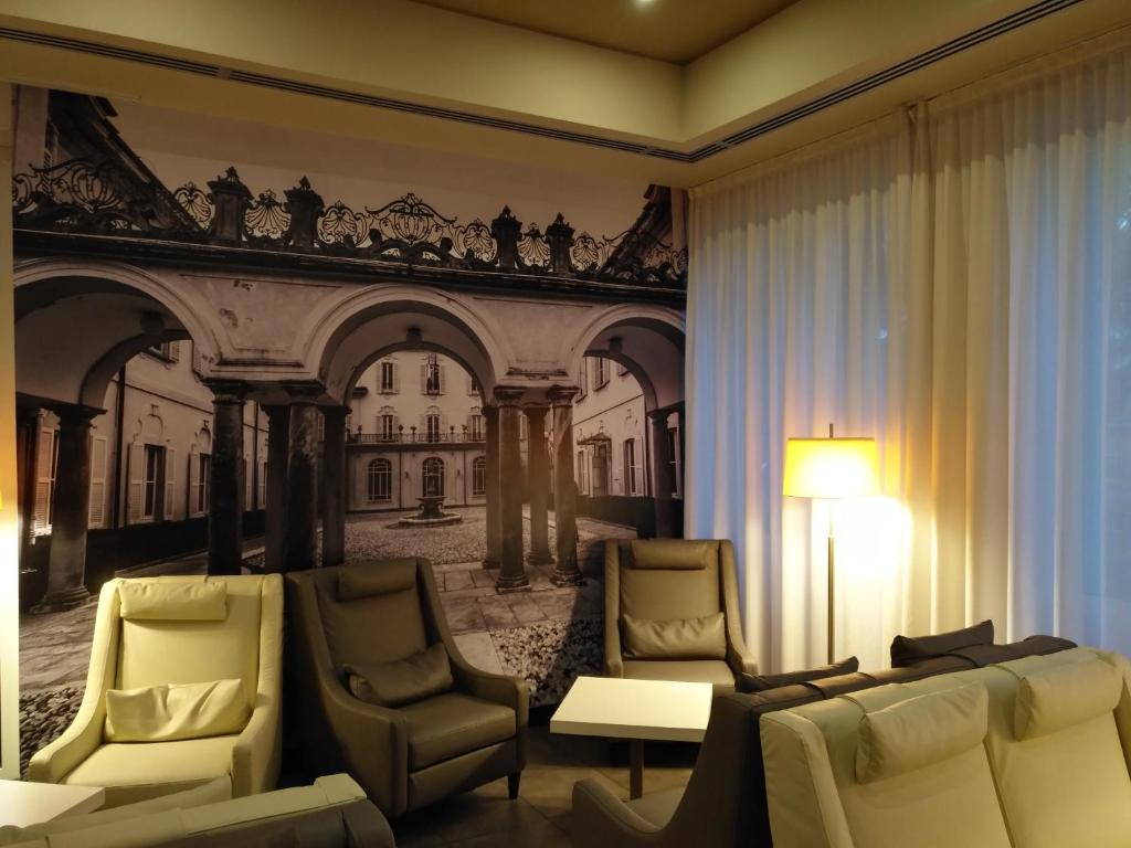 Posezení v ubytování Bis Hotel Varese