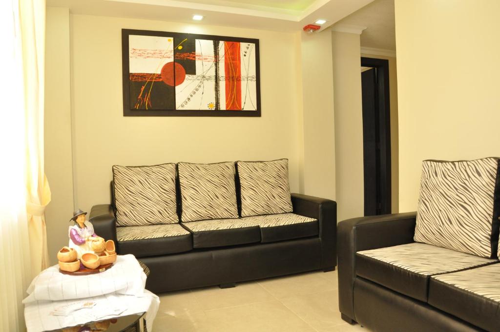 Posezení v ubytování Hotel Tababela Land