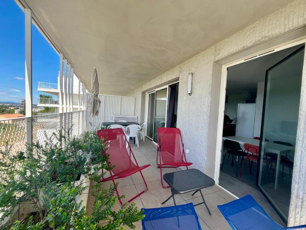 Appartement climatisé, parking - 4 pers.