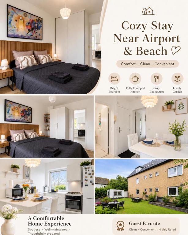 Cosy apt. in Copenhagen near Airport- metro-beach. - 