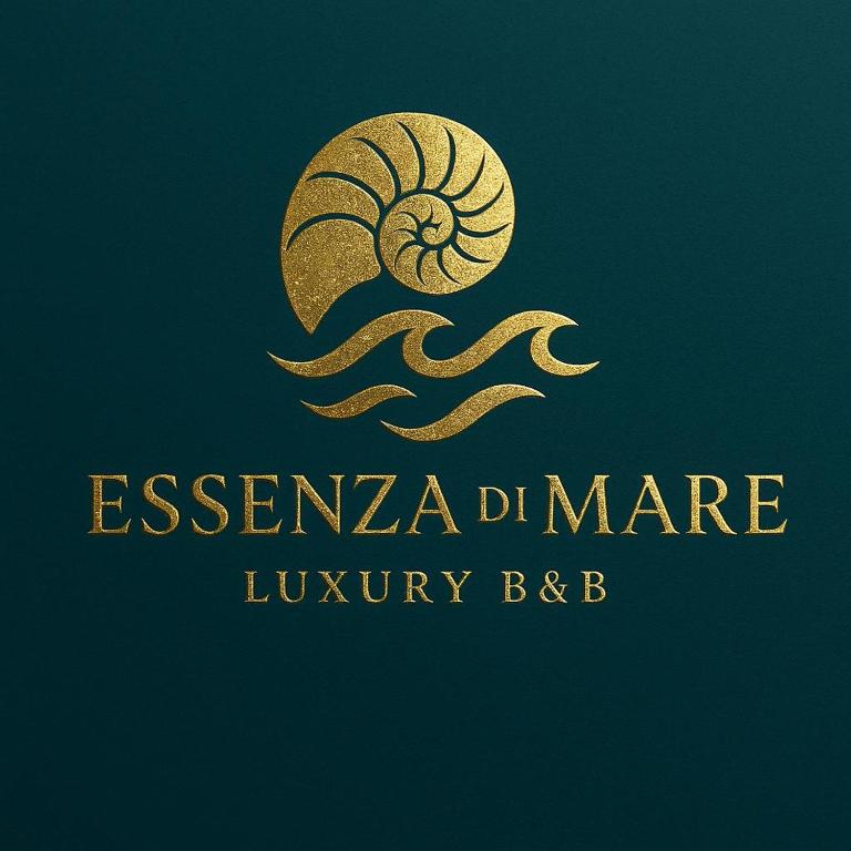 a logo for a company with a snail on the wave at Essenza di Mare Luxury B&B in Torre dell'Orso
