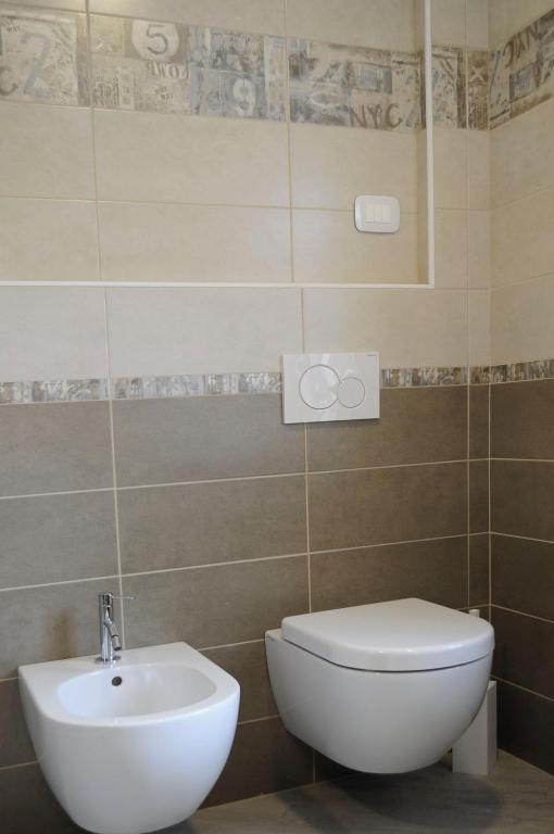 Koupelna v ubytování B&B Cuore Trentino