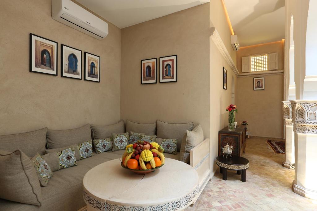 Posezení v ubytování Riad Enchanté