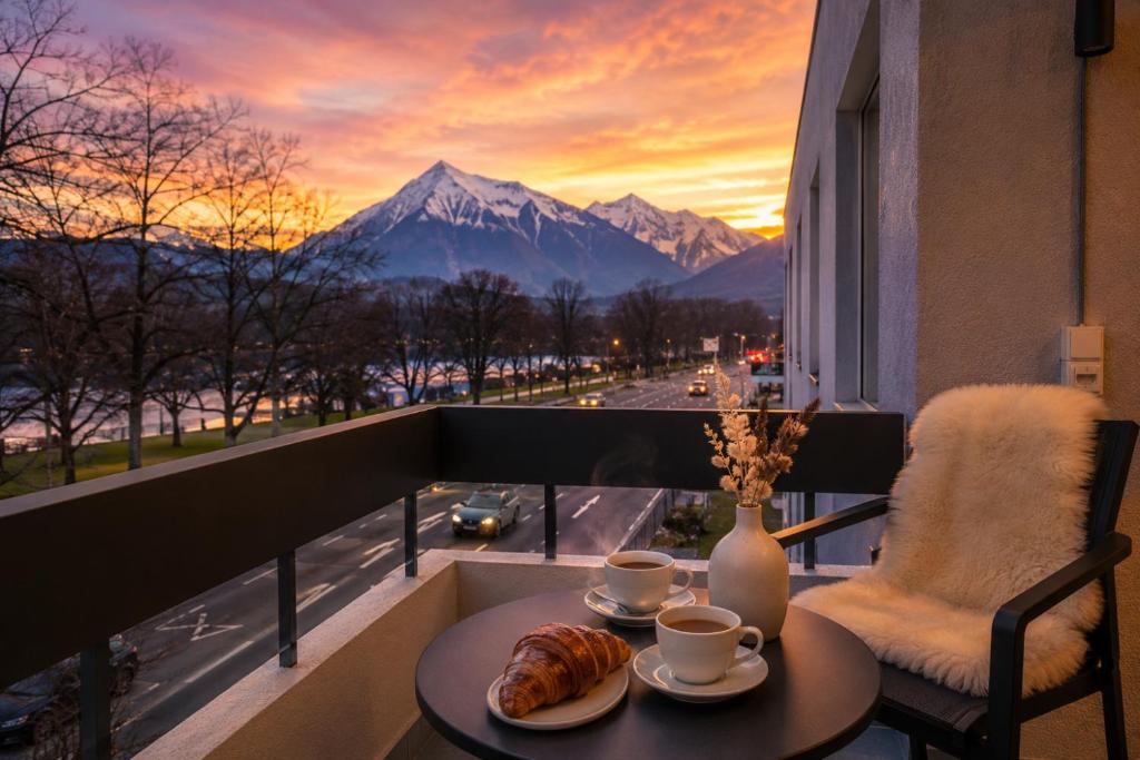 Charmante Wohnung mit Balkon nahe Thunersee - Bitcoin accepted