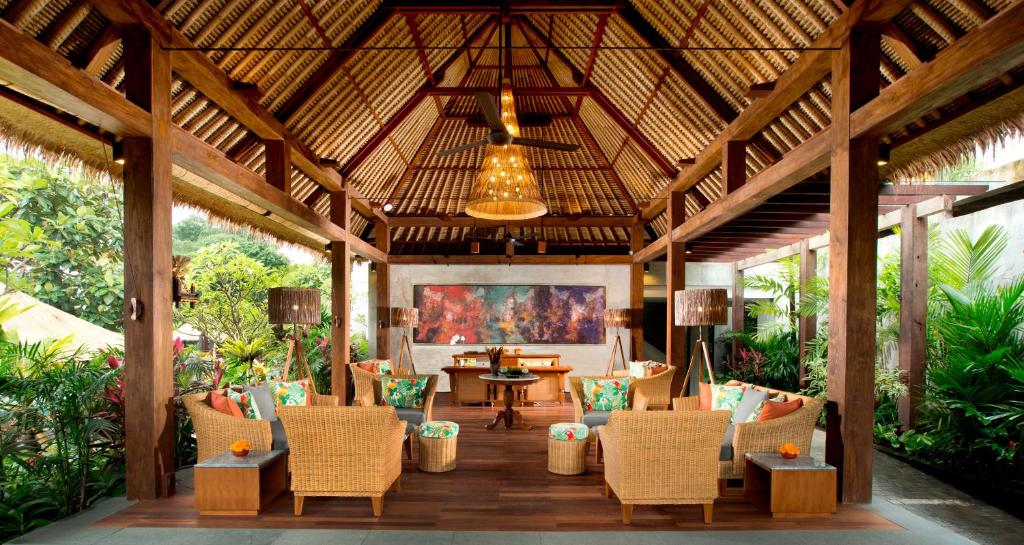 Posezení v ubytování Adiwana Resort Jembawan