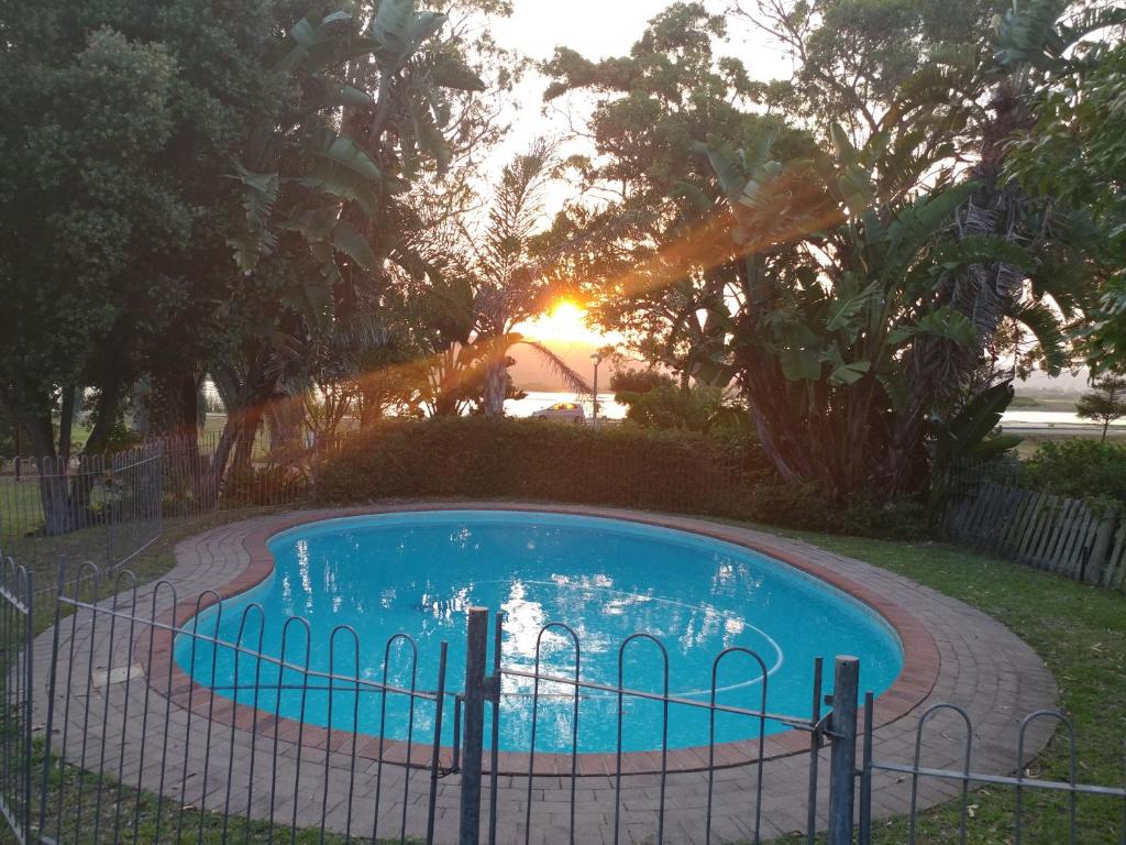 a small swimming pool with a fence around it at Broadview in Sedgefield