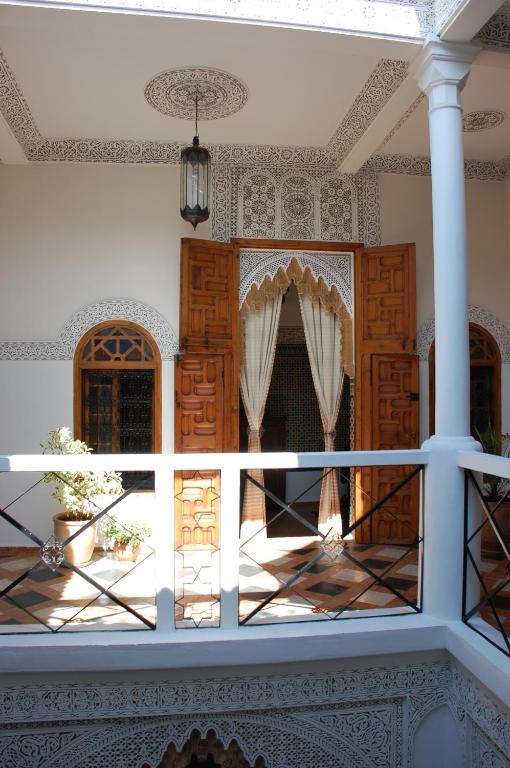 Balkón nebo terasa v ubytování Riad Dar Soufa