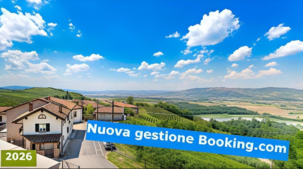 a villa in a vineyard with a view of the hills at La Terrazza del Barbaresco in Barbaresco