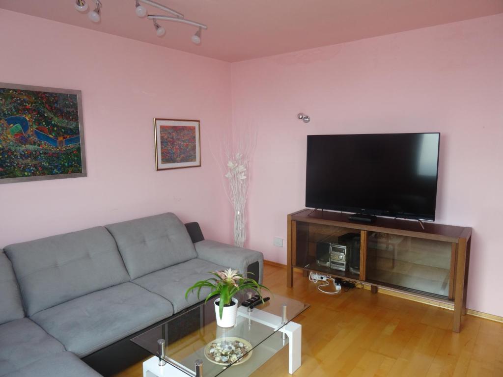 Telewizja i/lub zestaw kina domowego w obiekcie Flat UNO City