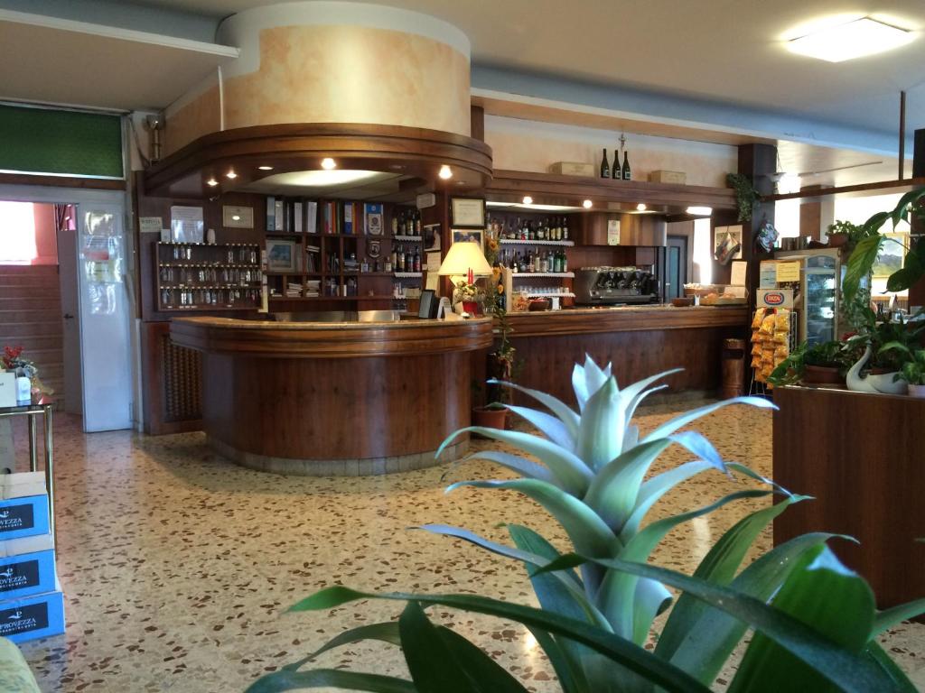 Lounge nebo bar v ubytování Hotel Marchina