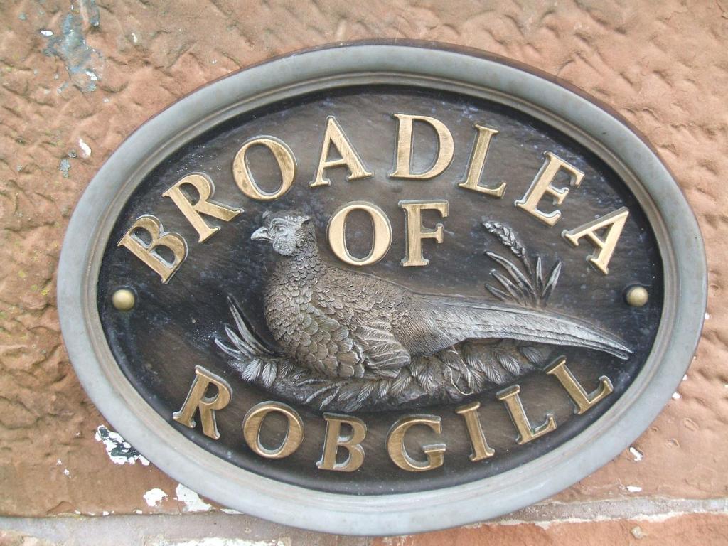 Certifikát, hodnocení, plakát nebo jiný dokument vystavený v ubytování Broadlea of Robgill Country Cottage & Bed and Breakfast