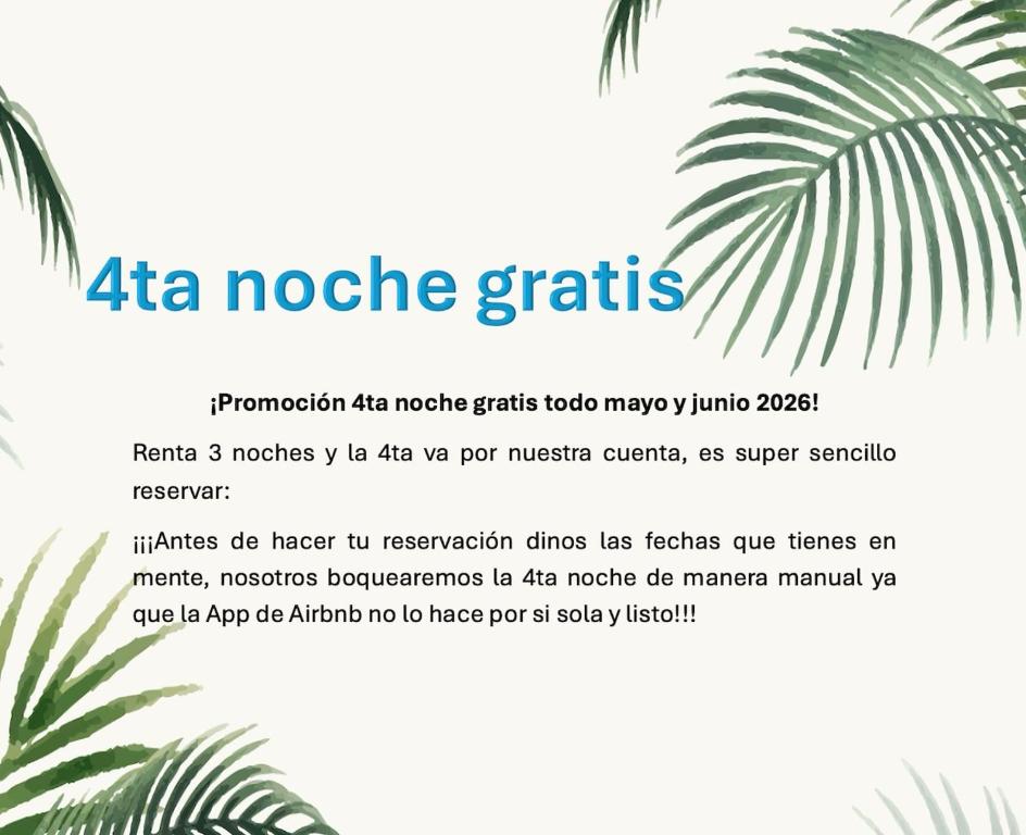a flyer for a mobile clinic with a plant at Casa Bugambilias 3 tercer piso in La Peñita de Jaltemba