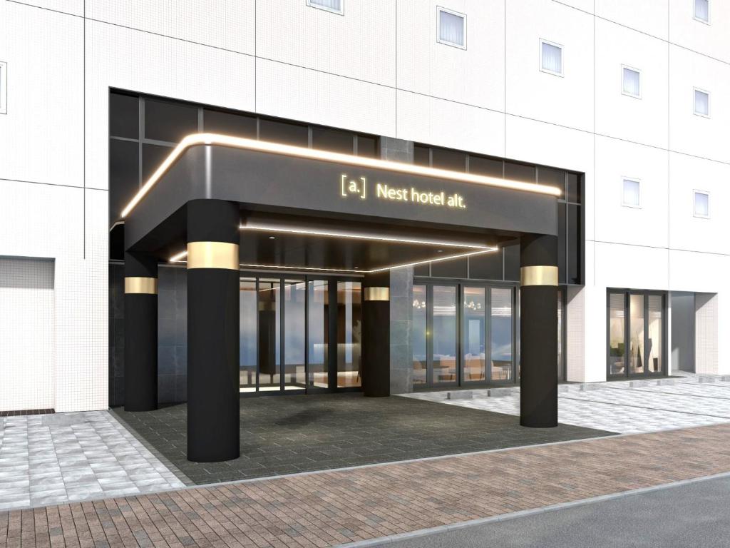 an external view of a building at Nest hotel alt Sapporo Odori in Sapporo