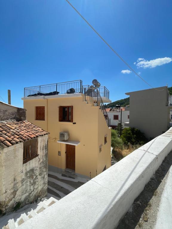 a view from the roof of a house at MonJa puhkemaja in Marathokampos