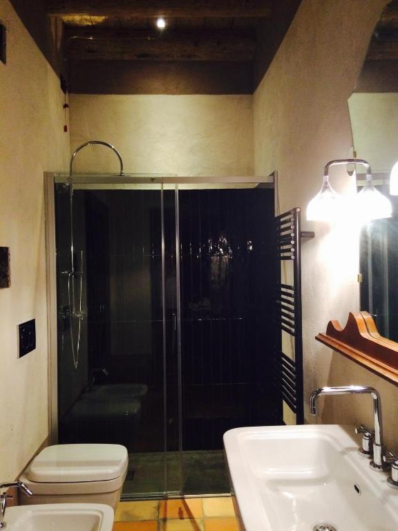 Koupelna v ubytování B&B Molino2Rosso