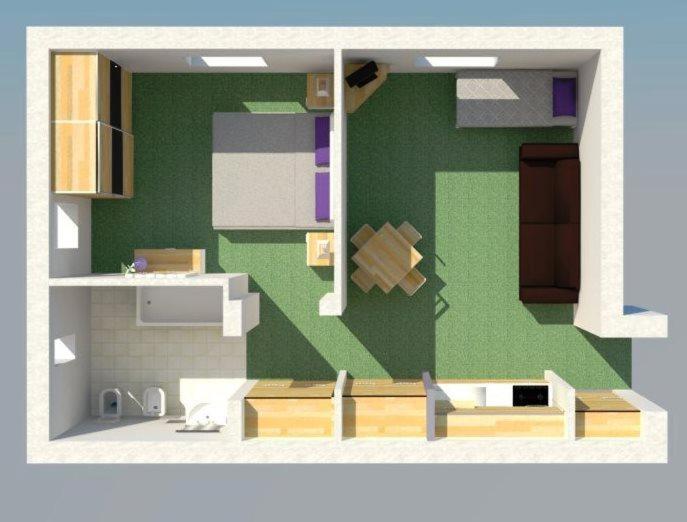 The floor plan of Appartamento Marco