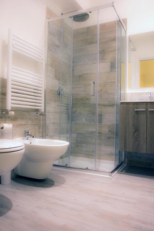 A bathroom at De Guestibus
