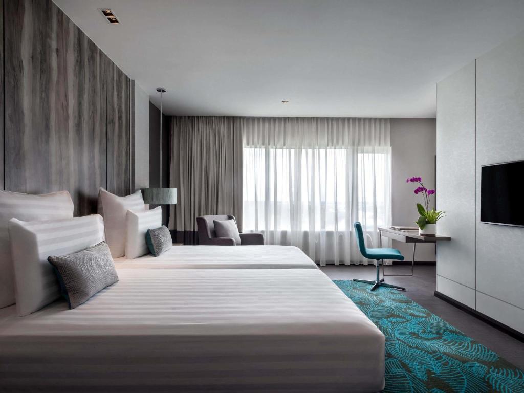 Pullman Miri Waterfront - Chambre Lits Jumeaux De Luxe Avec Vue Sur Mer