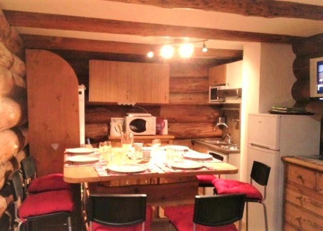 Kuchyň nebo kuchyňský kout v ubytování Chalet Le Ranch