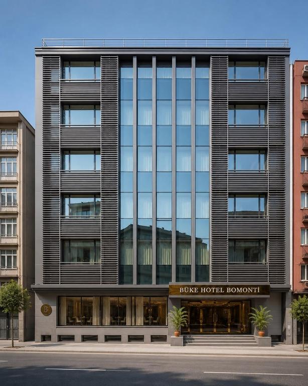 a large office building with a hotel at Buke Hotel Bomonti in Istanbul