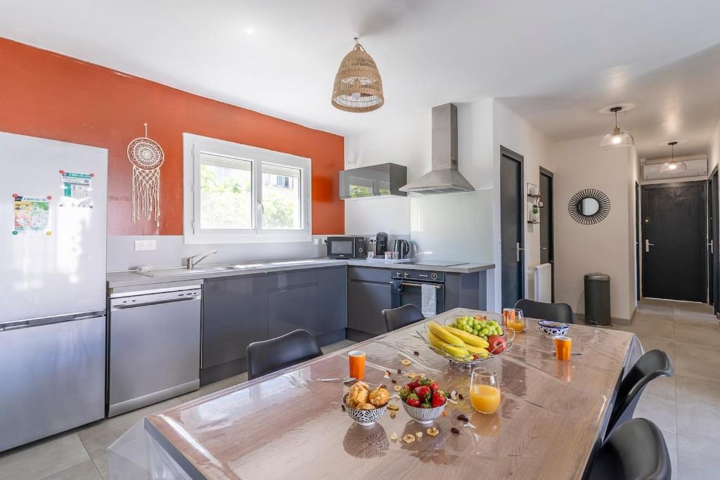 L'Oasis, 3 chambres, climatisation et jardin privé