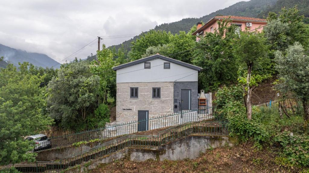 a house on the side of a hill at Villa Jeronimo`s in Geres