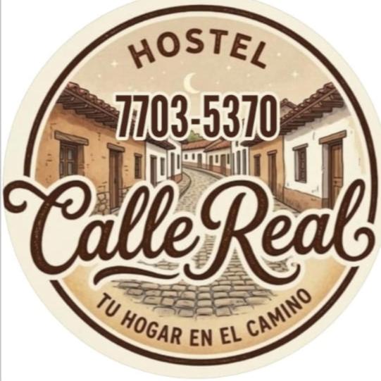 a round label for a celtic cellar read at Hostal Calle Real in León