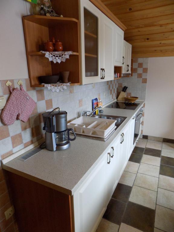 Kuchyň nebo kuchyňský kout v ubytování Apartment Zeleni dragulj Pohorje