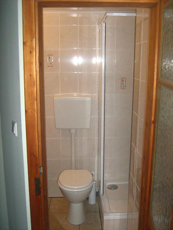 Koupelna v ubytování Das Haus am See