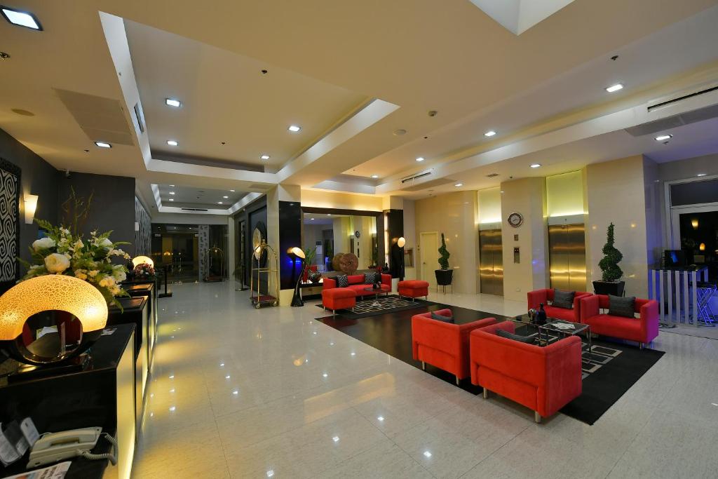 Posezení v ubytování Paseo Premiere Hotel