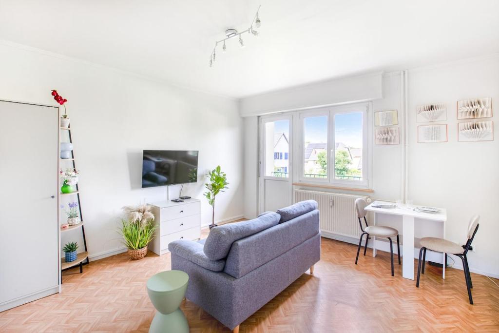 Studio à Mulhouse parking privé et wifi haut débit – photo 1