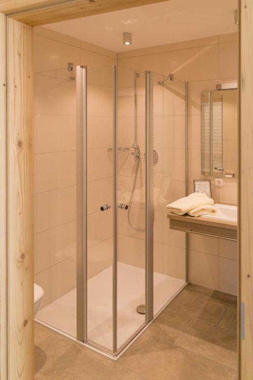 Koupelna v ubytování Hotel Christine