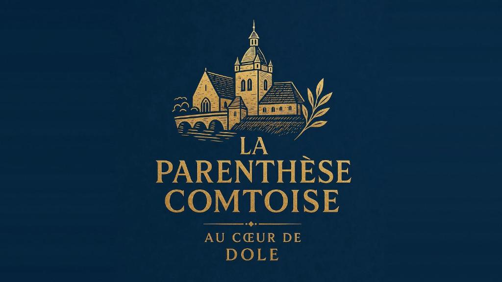 a logo for a paranthes confidenceocate podcast at La Parenthèse Comtoise in Dole