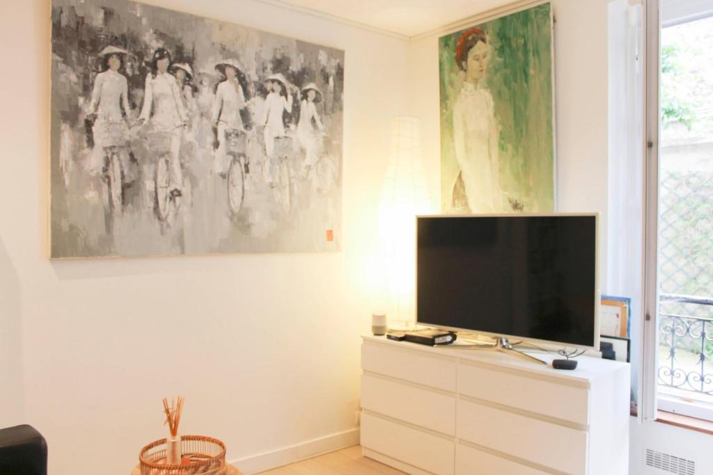 studio courtyard in the heart of the 15e