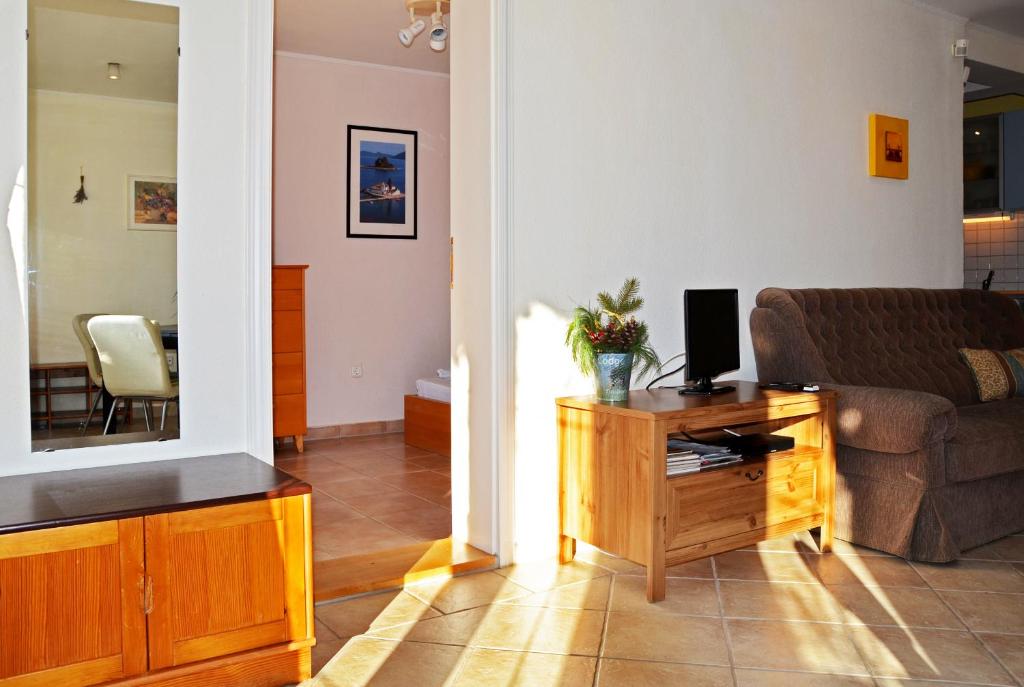 Posezení v ubytování Anna Apartment