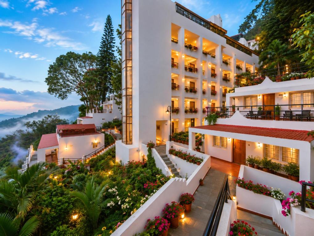 a view of the exterior of a hotel at Sterling Yercaud in Yercaud