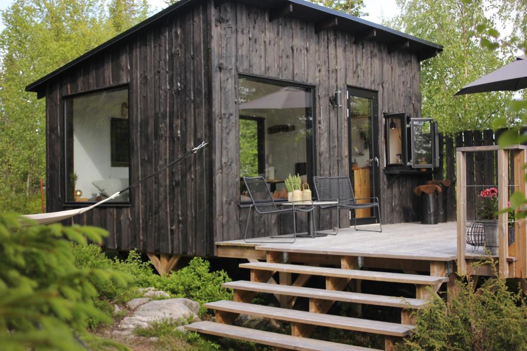 Forest cabin with stunning mountain view & Sauna