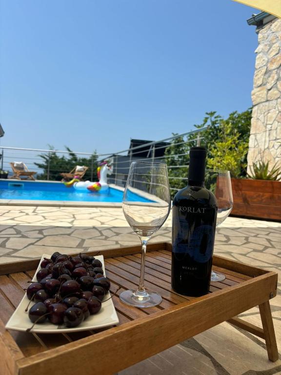 Holiday house Rigo with private pool, jacuzzi and sauna