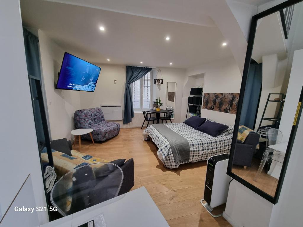 Studio Cozy à 100 m des halles