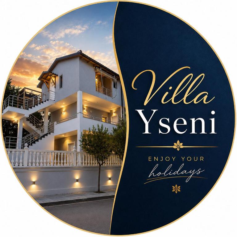a picture of a villa in front of a building at Villa Yseni in Orikum