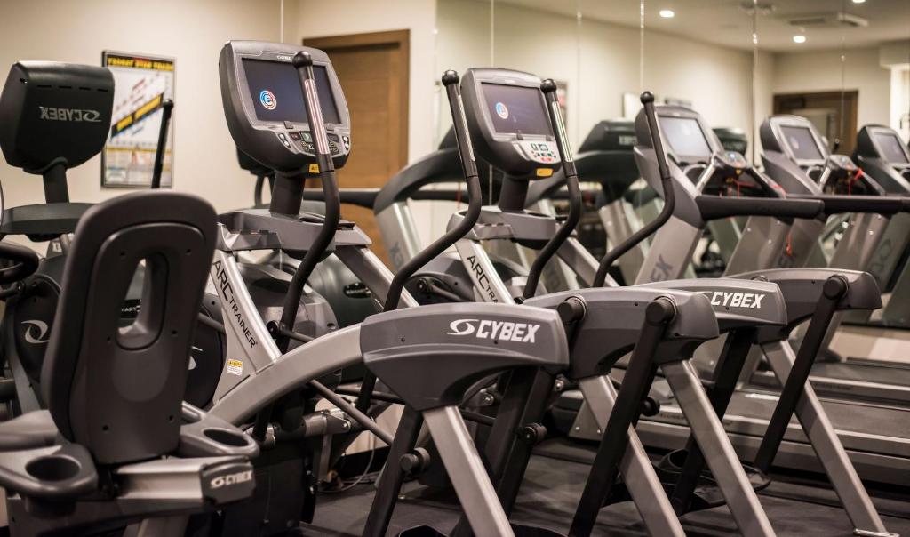 Fitness centrum a/nebo fitness zařízení v ubytování Hotel Jackson